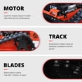 thumbnail image 5 of DeepKron YF550 RC Gasoline Engine Remote Control Gas Lawn Mower 225cc Tracked Slope Mower, All-Terrain Robotic Cutter, Up to 45 Degree Climb, Orange, 5 of 9