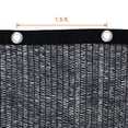 thumbnail image 3 of Agfabric 50% Sunblock Shade Cloth with Grommets for Garden Patio 8’ X 12’, Black, 3 of 8