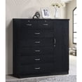 thumbnail image 2 of Pemberly Row 7 Drawer Chest in Black, 2 of 6