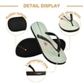 thumbnail image 3 of Unisex Comfort Flip Flops Summer Thong Sandals Non Slip Soles Flip Flop for Beach, Pool, and Daily Wear Large Dandelions L, 3 of 8