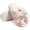 Pink, variant on Memory Foam Scuff Slippers for Women Linen Fabric Flower Bow Decor Slip‑On Bedroom House Slippers Soft Breathable Indoor Loungewear House Shoes for Ladies