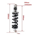 thumbnail image 1 of Amortiguador trasero para minimoto ATV, quad, scooter eléctrico de bolsillo de 47 cc y 49 cc, 100, 125, 150, 160, 170, 180, 190 y 210 mm, s202412242198, 1 of 5