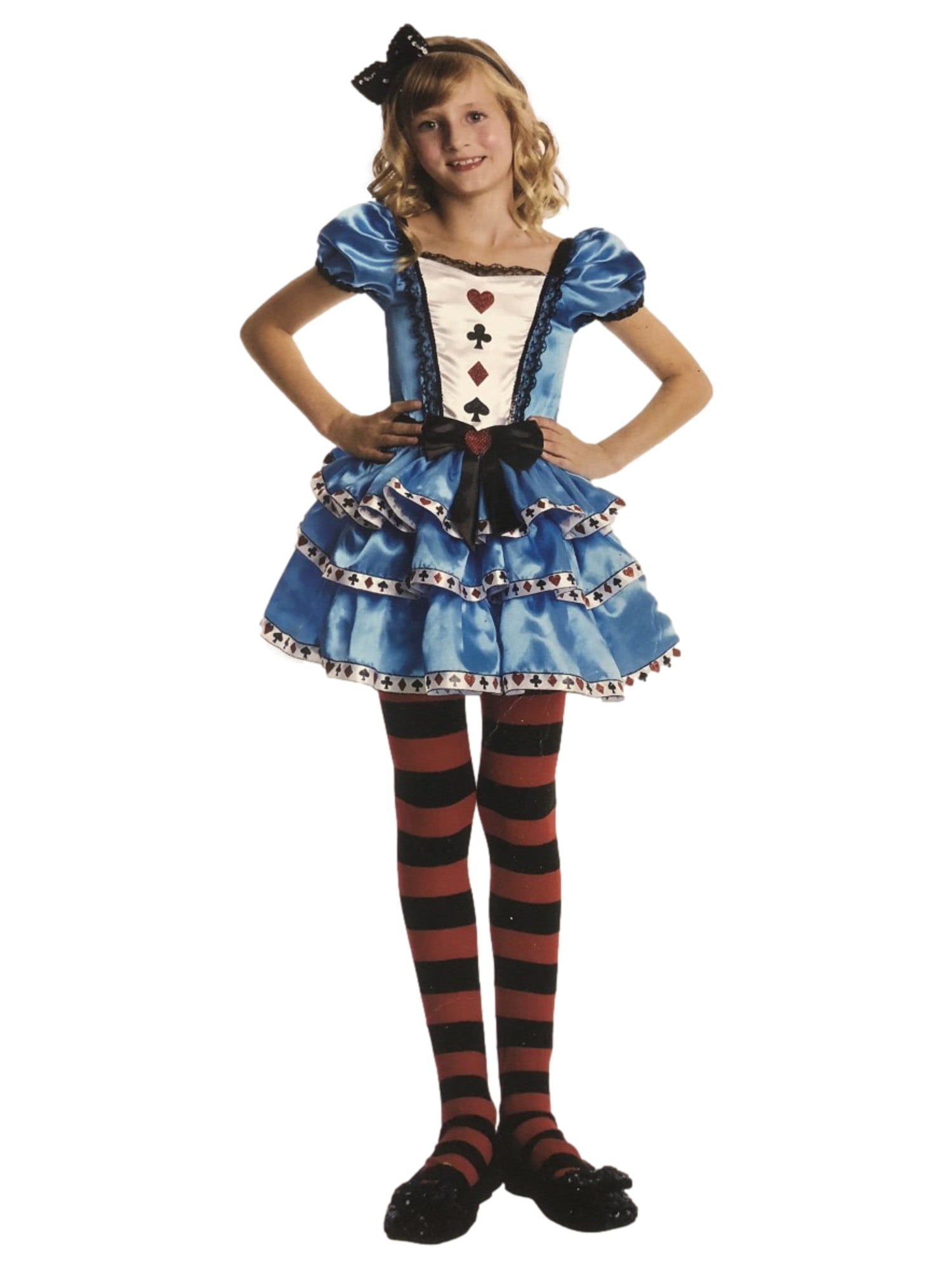 Goodmark Girls Alice in Wonderland Cutie Halloween Costume Dress Small ...