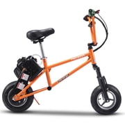 MotoTec 49cc Gas-Powered Mini Bike Scooter V2, Orange
