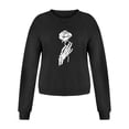 thumbnail image 4 of Puntoco Halloween Moda Mujer O-cuello Manga larga Sólido Impreso Casual top Sudadera Puntoco Puntoco-6013, 4 of 5