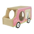 thumbnail image 2 of Tachiuwa Cat Scratching House Furniture Protector Unique Playing Hideout for Two Cats Pink, 2 of 9