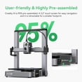 thumbnail image 4 of Creality Hi 3D Printer , Prend en Charge l'Impression 3D Multicolore, Lecture de Filament RFID, Détection de Filament Entièrement Automatisée, Cadres Tout Métal, 260x260x300 mm, 4 of 8