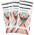 thumbnail image 6 of Unique Geometric Pattern Tea Towels 4 Pack Kitchen Dish Cloth with Hanging Loop, 18"x28" Lint-Free Absorbent Towel for Kitchen Drying Wiping and Cleaning, 6 of 7