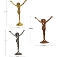 thumbnail image 4 of Jesus Statue Religious Statues for Gift & Home Decor Jesus Cristo Statue for Home Decoration Dashboard Jesus Gift Items Metal Statue Gold, Silver & Copper (Pack of 3), 4 of 11