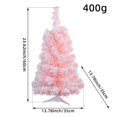 thumbnail image 3 of Christmas Tree,Christmas Decorations Artificial Christmas Tree Pink Tabletop Christmas Tree 17.72inch Snow Flocked Mini Xmas Pine Tree for Christmas Indoor Outdoor Holiday Home Decoration, 3 of 9