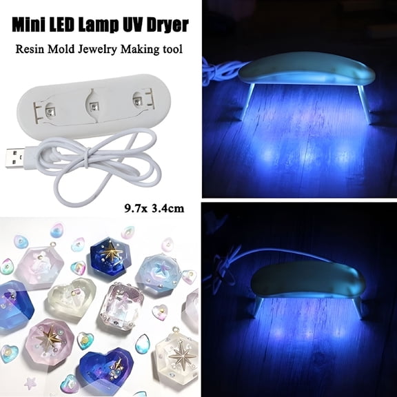 HIBIBUD UV Nail Lamp Resin Curing LED Lamp LED Nail Dryer Nail Art Accessories