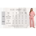 thumbnail image 6 of MINTREUS Valentine's Day Lounge Sets for Women Knit Short Sleeve Tops and Long Pants Soft Comfy Pajamas Set Oversized 2 Piece Outfits S-4X, 6 of 8