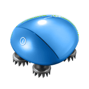Breo Scalp Massager, IPX7 Waterproof , Detangler Hair Care for Stress Relief Home, Travel, Oudoor (Blue)
