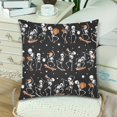 thumbnail image 2 of MKHERT Skeleton Dance Throw Pillowcase Pillow Cover Cushion Couver 18x18 inch, Set of 2, 2 of 2