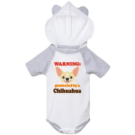 

Inktastic Protected by a Chihuahua Gift Baby Boy or Baby Girl Bodysuit