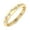 Yellow Gold, variant on Parma - Gypsy Set Eternity Band
