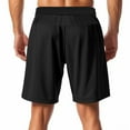 thumbnail image 5 of hotojiny Men's Sweat Shorts Summer Knee Length Sweatpant Shorts Drawstring Elastic Waist Running Shorts with Pockets, 5 of 6