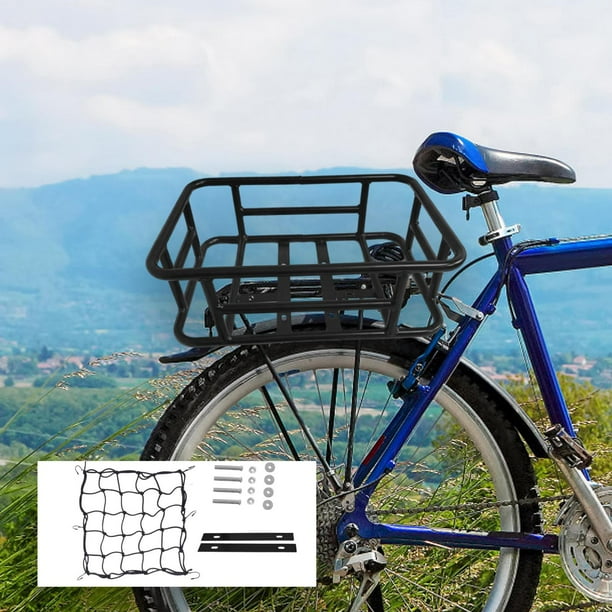 Bike Rear Basket Durable Rear Bike Cargo Rack for Biking Accessories E Bikes Style F Walmart Business Supplies
