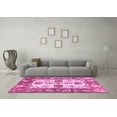 thumbnail image 3 of Ahgly Company Indoor Rectangle Abstract Pink Modern Area Rugs, 7' x 10', 3 of 4