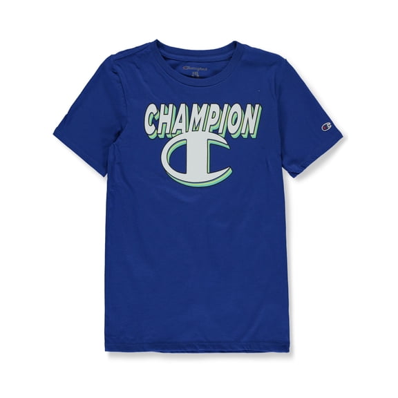 Champion Boys' Shadow T-Shirt Color: nautical blue Size: 14 - 16
