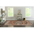 thumbnail image 3 of Vintage Nain Red Beige Area Rug 8x10 Machine Made Microfiber Polyester, 3 of 6