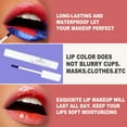 Weipeensee Waterproof Lipsticklipstick Transfer Proof Peel Off Lip