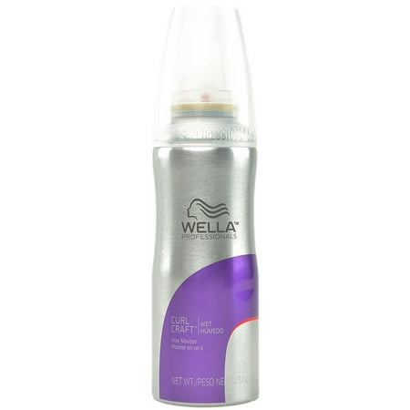 Resin Enhanced Wax - Wella Professionals Curl Craft Wax Mousse - Wet - Size : 6.8 oz