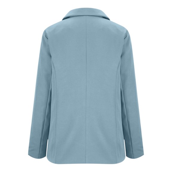 BangWanChi Women Blazers for Work Casual Womens Bussiness Casual Blazers Open Front Long Sleeve Work Office Blazer Jacket