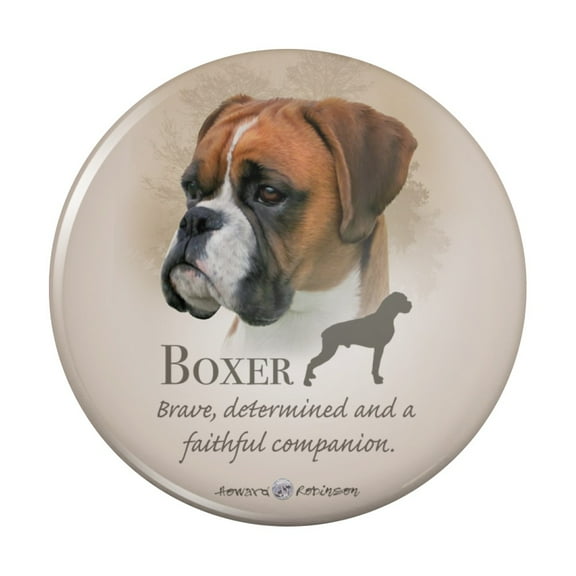 Boxer Dog Breed Kitchen Refrigerator Locker Button Magnet
