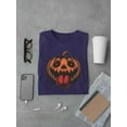 thumbnail image 3 of Dancing Skeleton Pumpkin Halloween Graphic - Men's T-shirt, 3 of 4