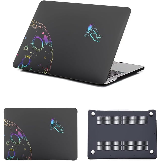 Étui Rigide pour MacBook Pro 13 Pouces 2012 2011 2010 2009 2008 A1278 avec CD-ROM, Housse d'Ordinateur Portable Protectrice en Plastique Ultra Mince pour MacBook Pro 13, Astronaut