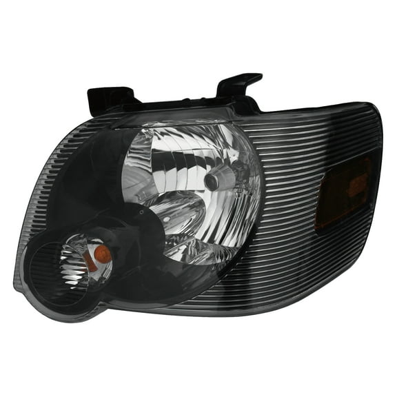 Headlight Front Lamp for 07-10 Ford Explorer XLT (Smoke Lens) Driver Left