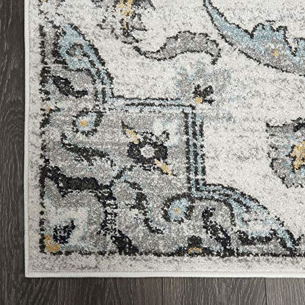 Home Dynamix Nova Astoria Transitional Medallion Area Rug, Ivory, 5' 2" x 7' 2" Rectangle