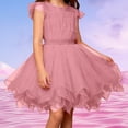 thumbnail image 3 of Kids Tulle Skirt Layered Pink Tutu Elastic Waist Girls Ballet Tutus Thanksgiving Tutu, 3 of 3