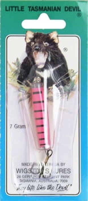 (2 pack) Tasmanian Devil Little Devil Fishing Spoon, Pink Panther,7g