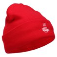 thumbnail image 4 of Coffee Cup Embroidered Long Beanie - Red OSFM, 4 of 5