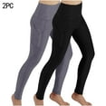 thumbnail image 2 of KBODIU 2PC Womens Yoga Pants, High Waisted Tummy Control Running Legging, Hip Lift Compression Yoga Leggings for Workout with Pockets, Workout Ankle Length Womens Butterluxe Gym Yoga Pants, 2 of 5