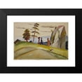 thumbnail image 2 of August Macke 18x13 Black Modern Framed Museum Art Print Titled - Strollers in a Rocky Landscape (1911), 2 of 5
