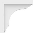 thumbnail image 3 of 3 1/2"W x 8"D x 8"H Standard Warren Architectural Grade PVC Bracket, 3 of 5