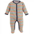 thumbnail image 2 of Luvable Friends Baby Boy Cotton Snap Sleep and Play 3pk, Dog, 0-3 Months, 2 of 4