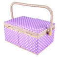 thumbnail image 4 of Sewing Basket Needle Storage Box Thread Needle Storage Box Vintage Sewing Kit For Home Organization, 4 of 8