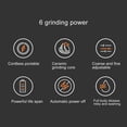 thumbnail image 4 of Electric Coffee Grinder, USB Full Automatic Cordless Electric Coffee Bean Grinder  For Home, 4 of 8