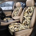 thumbnail image 2 of CHAQLIN Camouflage Bow Pattern Non-Slip Cushion Covers, Washable Polyester Car Front Seat Covers 2-Pack Non‑Slip Car Seat Covers for SUV, 2 of 7