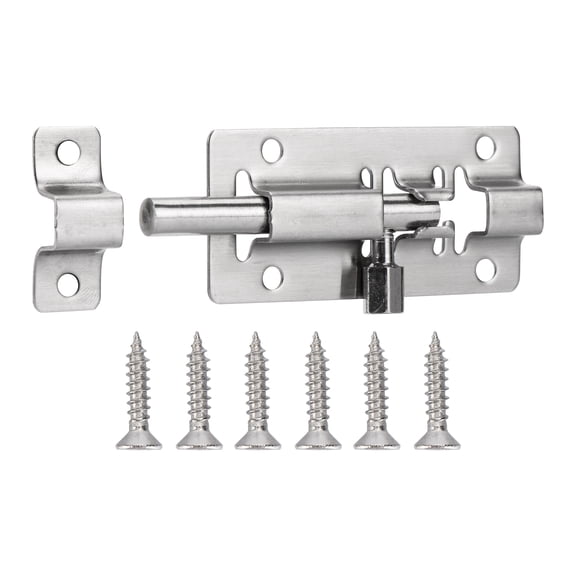 HT 3 Inch Stainless Steel Door Slide Bolt 3-Pack