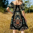 thumbnail image 5 of Exquisite Seamless Paisley Pattern Dress dresses korean style dresses for woman, 5 of 7