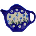 thumbnail image 2 of Polmedia Floral Peacock Tea Bag or Lemon Plate, 2 of 6