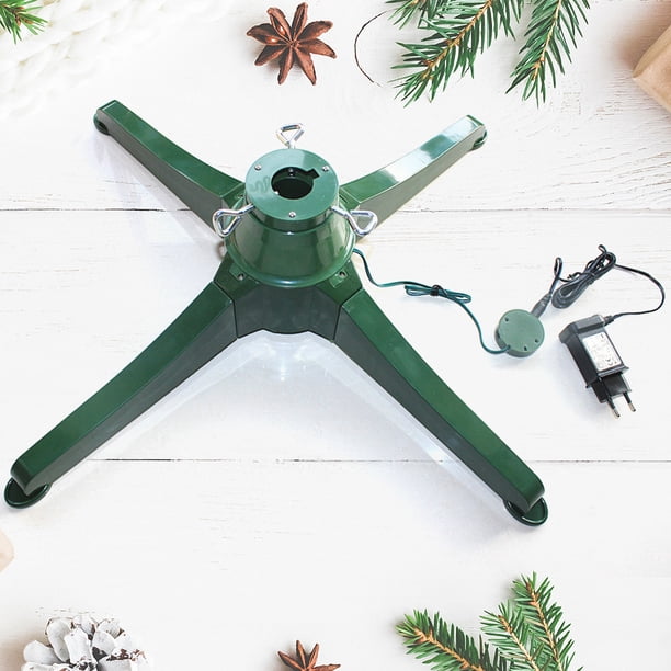 Soporte de Base giratorio eléctrico de 66cm/80cm, soporte grande para árbol de Navidad para Hotel en casa