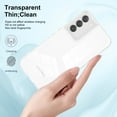 thumbnail image 6 of SaniMore for Samsung Galaxy S23 Case Slim Transparent [Never-Yellowing], Rugged PC & TPU Bumpers Cover Built-in Detachable Lens Protector Shockproof Protective Shell, White, 6 of 8