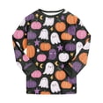 thumbnail image 6 of mgoYE Halloween Pajamas Kids Girls Boys 2 Piece Pajama Set - Printed Girls Boys PJs - Soft Long Sleeve Shirt & Pants Sleepwear 3-4 Years, 6 of 9