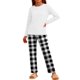 thumbnail image 2 of Conjuntos de blusas y camisas de cuello redondo y manga larga para niños y niñas, moda con rayas bonitas, pantalones suaves de manga larga, traje para niña, pantalones superiores, 2 of 6